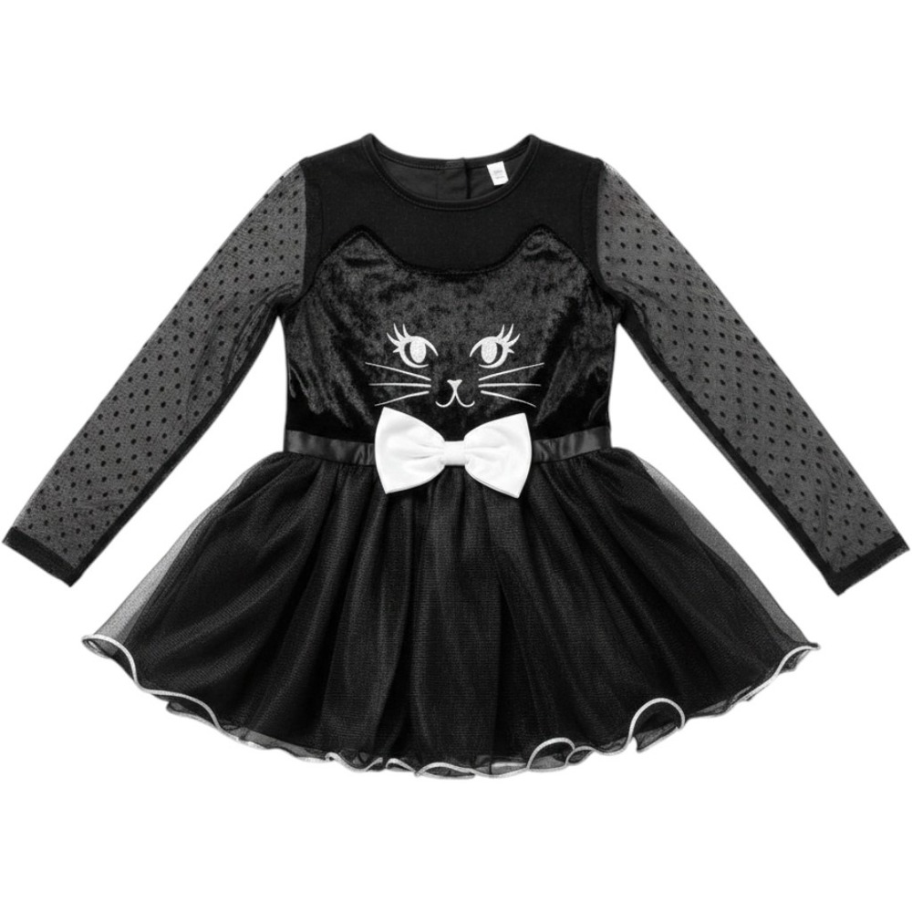 Kitty Kat Black Cat Tutu Halloween Costume Girls Small 4-6 Amscan